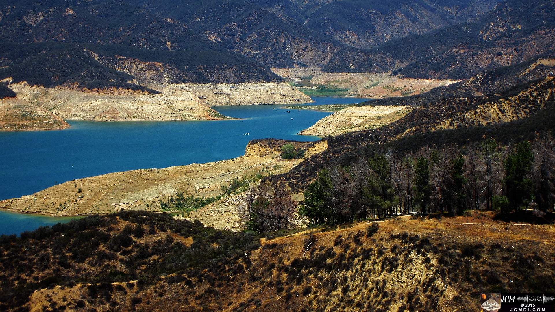 Castaic Lake low water level California drought June 14 2015 jcmdi.com
